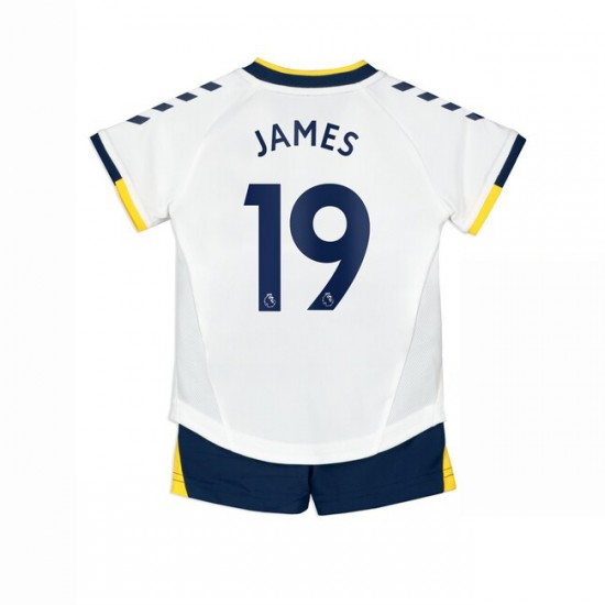 Camisola Everton James Rodriguez 19 Criança Equipamento Terceiro 2021-2022 Manga Curta